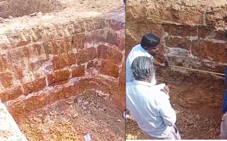 வடலூரில் புராதன கட்டுமான எச்சம்..? தொல்லியல் துறை ஆய்வு