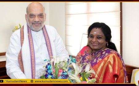 அமித்ஷாவுடன் தமிழிசை செளந்தரராஜன் திடீர் சந்திப்பு... பேசியது என்ன?... பரபரப்பு தகவல்!