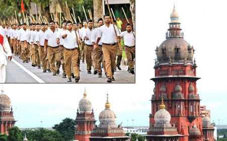 ஆர்.எஸ்.எஸ் ஊர்வலத்திற்கு அனுமதி வழங்க தாமதம் ஏன்? – உயர்நீதிமன்றம் சரமாரி கேள்வி!