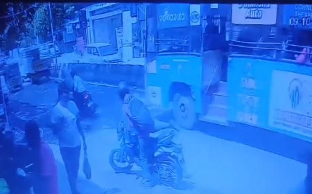 சென்னையில் பள்ளத்தால் பறிப்போன உயிர்- சிசிடிவி வெளியாகி அதிர்ச்சி